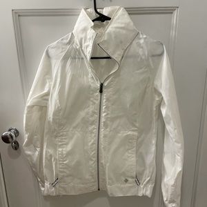 Columbia windbreaker jacket white
